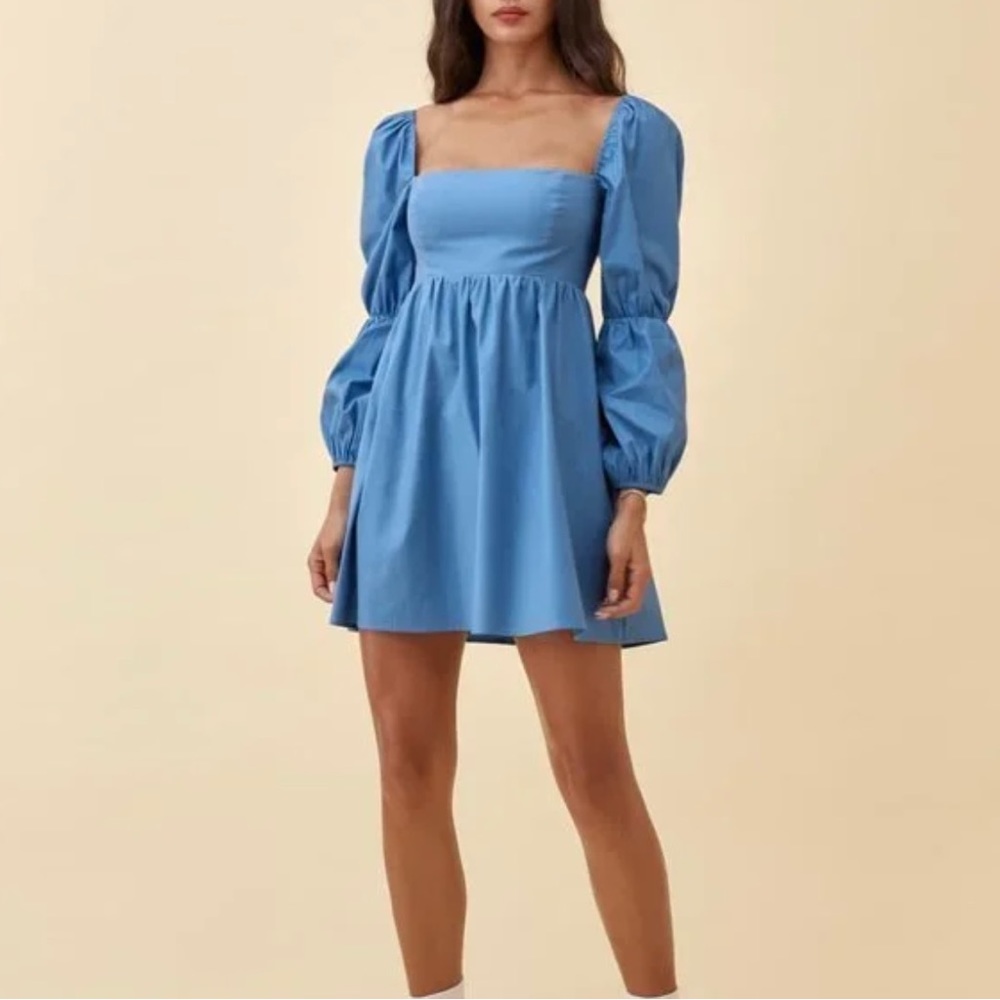 Refomation Michaela Dress - Organic Cotton Mini Dress